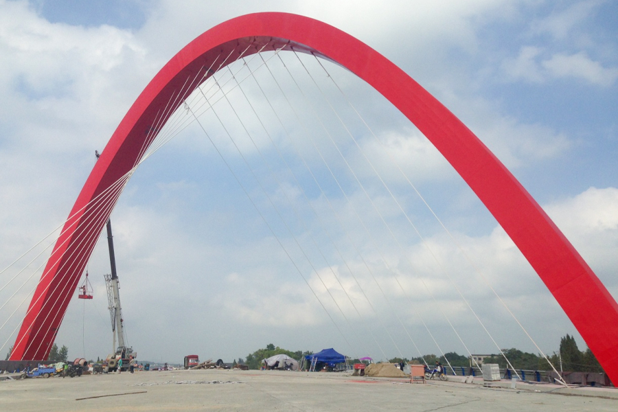Přibližovací most přes kanál – projekt EPC elektrárny Bangladéš 337MW/305MW (netto)