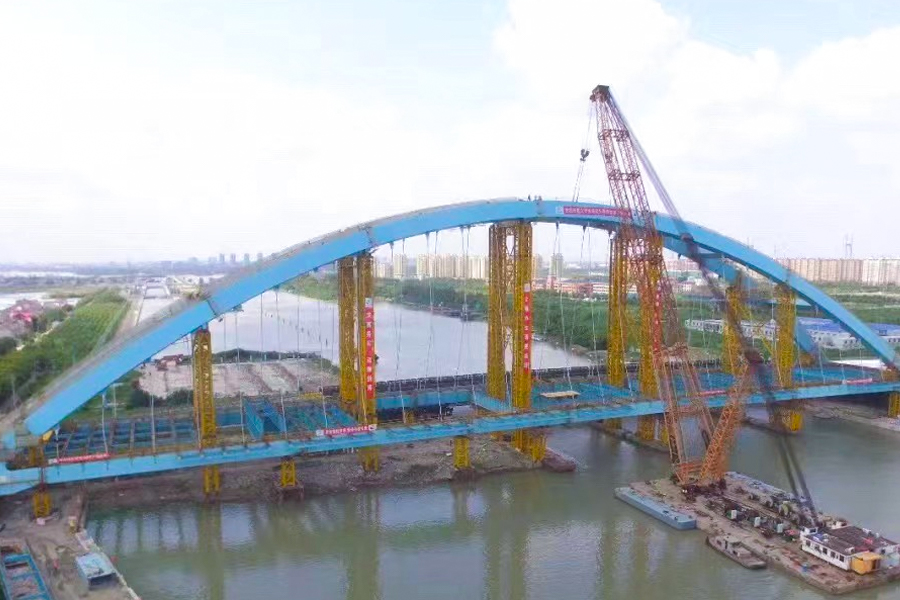 Puxing Highway Bridge na Dalu Line, Šanghaj